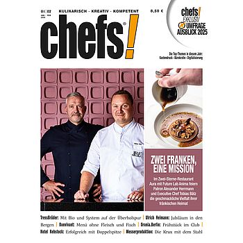 Cover des Magazins chefs!