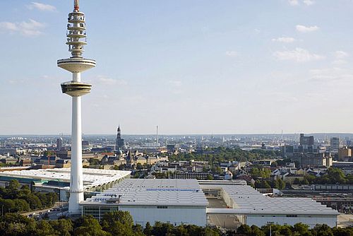 Hamburg Messe Luftaufnahme