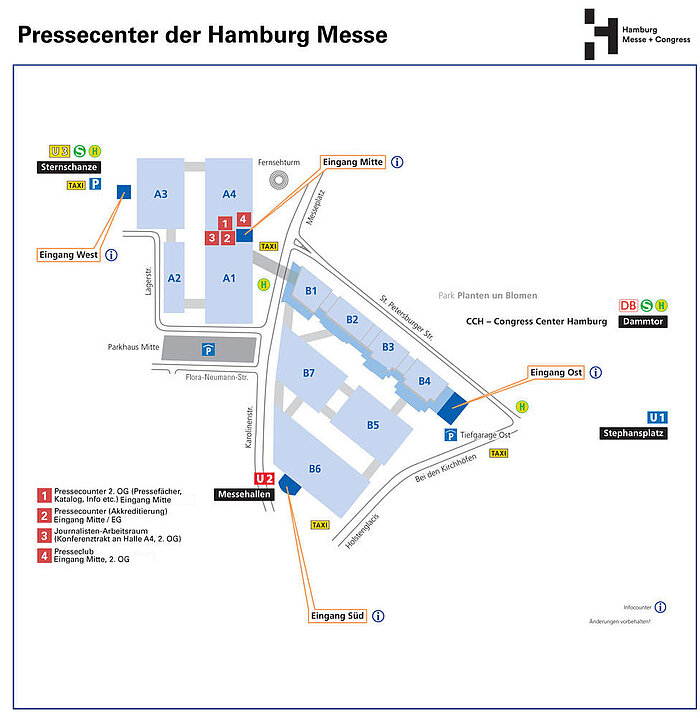 Hamburg Messe Pressecenter Hamburg Messe Pressecenter