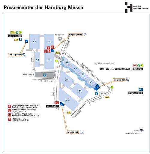 Hamburg Messe Pressecenter