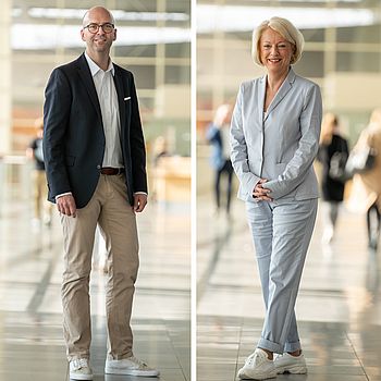 Portraitfoto: Matthias Balz (l.) Claudia Johannsen (r.) 