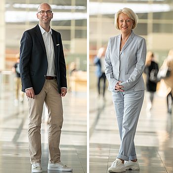 Portraitfoto: Matthias Balz (l.) Claudia Johannsen (r.) 