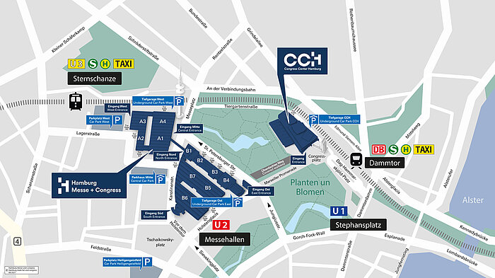 Hamburg Messe Umgebungsplan Hamburg Messe Umgebungsplan